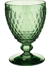 Villeroy & Boch Ston Tinted Crystal-glass Goblet 14.4cm In Green