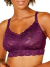 Cosabella Never Say Never Sweetie Curvy Bralette In Deep Purple