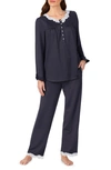 Eileen West Charcoal Sweater Knit Pajama Set