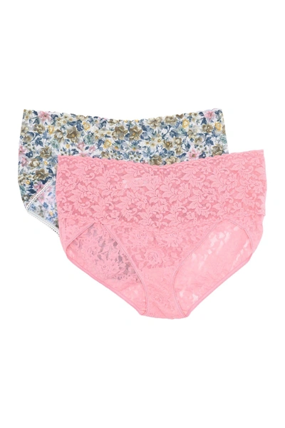 Hanky Panky Bikini Cut Panties In Vintage Blossom/pink