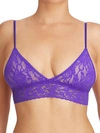 Hanky Panky Signature Lace Padded Bralette In Electric Purple