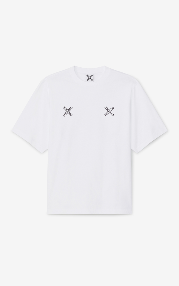 Kenzo Sport Triple X T-shirt In White | ModeSens