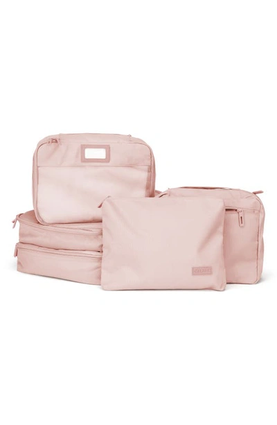 Calpak 5-piece Packing Cube Set In Pink Sand