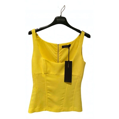 Pre-owned Mangano Corset In Yellow