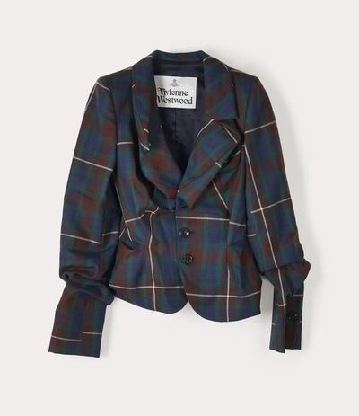 ★vivienne westwood★DRUNKEN ジャケット / Combat tartan ☆vivienne westwood☆DRUNKEN ジャケット / Combat tartan