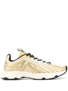 Acne Studios Buzz Metallic Faux-leather Trainers In Trail Trainers