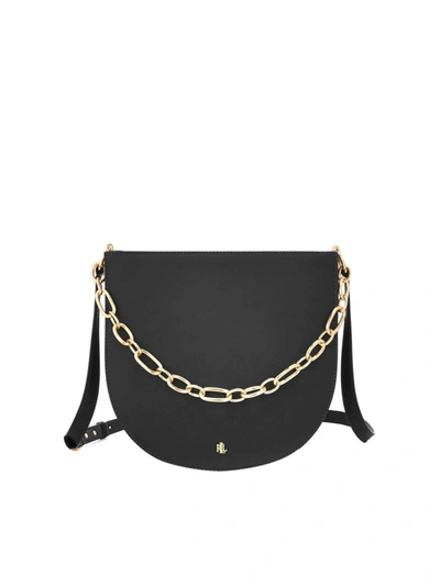 Lauren Ralph Lauren Sawyer Shoulder Bag In Black