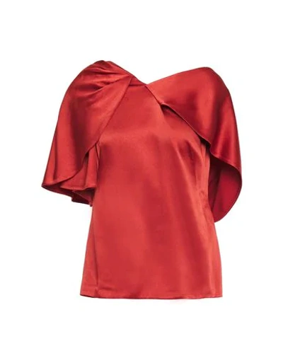 Peter Pilotto Blouses In Brick Red