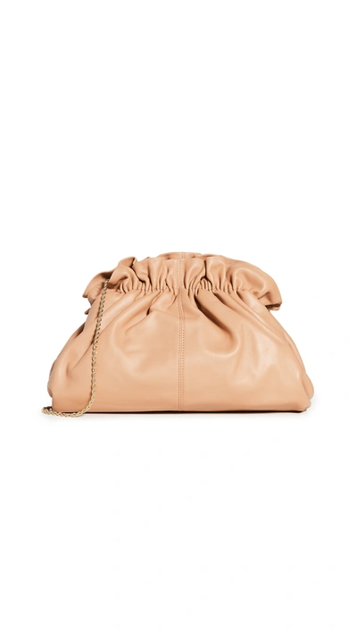 Loeffler Randall Lorette Gathered Clutch In Dune