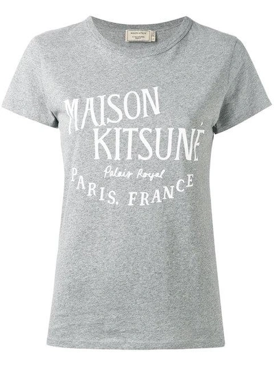 Maison Kitsuné Logo Print T-shirt