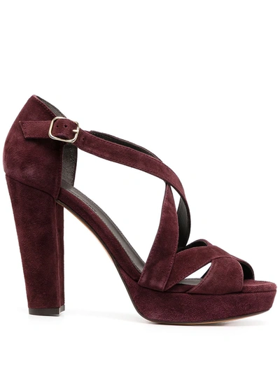 Tila March Soho Block-heel Sandals In Purple