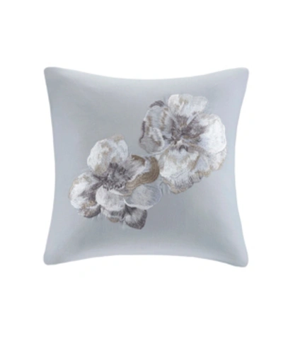 Natori Casa Nouveau Square Decorative Pillow, 18 X 18 In Gray