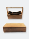 Berghoff Bamboo Tea Box 2pc Set In Nocolor