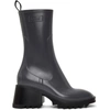 Chloé Women's Betty Pvc Rain Boots In Grey/black