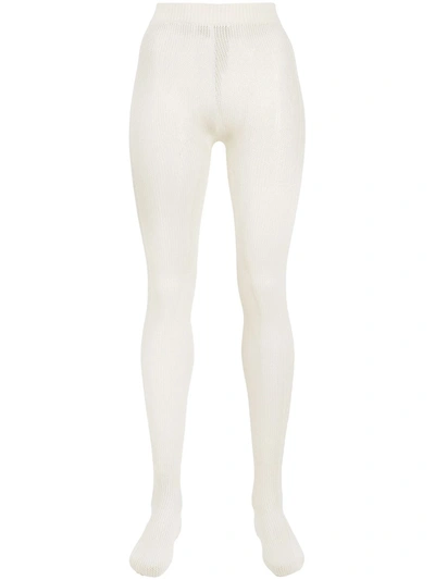 Gucci Double G Net Tights In White