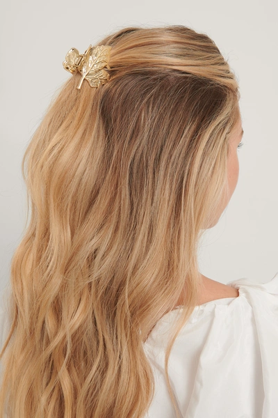 Na-kd Leaf Hair Clip Gold