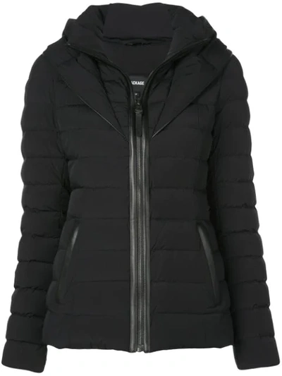 Mackage Hooded Anrearc Down Jacket In Black