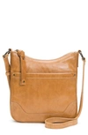 Frye Melissa Swing Leather Crossbody Bag In Beige