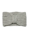 Rosie Sugden Ribbed Cashmere Beanie In Gray