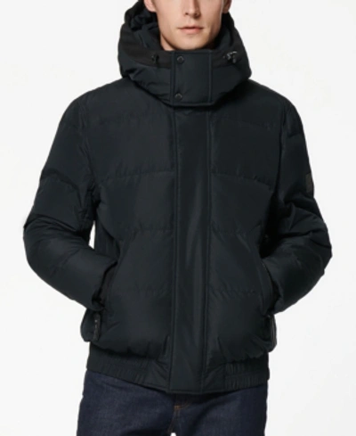 Marc New York Men's Phoenix Down Bomber Jacket With Bib In Black