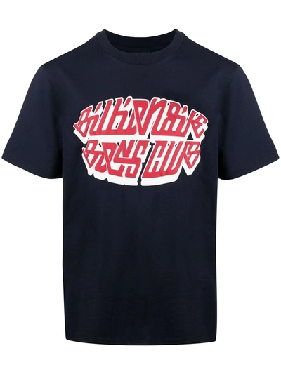 Billionaire Boys Club Graphic Logo T-shirt In Blue