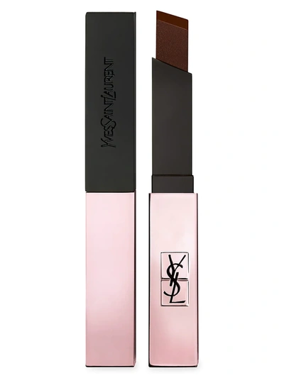 Saint Laurent The Slim Glow Matte Lipstick In Brown