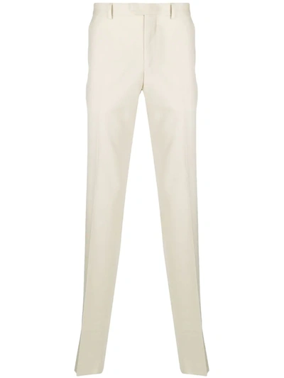 Z Zegna Tailored Formal Trousers In White