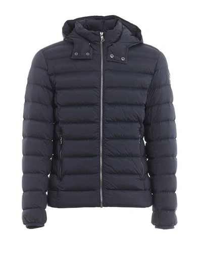 Colmar Stretch Nylon Quilted Down Jacket In Blue