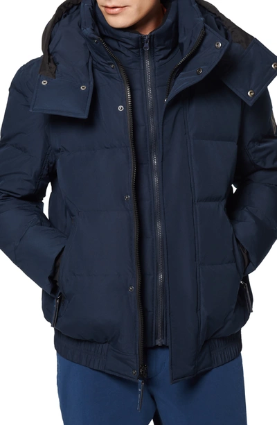 Marc New York Phoenix Water Resistant Down & Feather Coat In Ink
