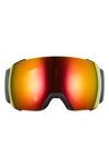 Smith I/o Mag Xl 230mm Snow Goggles In Black/ Everyday Red Mirror