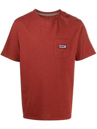 Patagonia Chest Patch Pocket T-shirt In Red