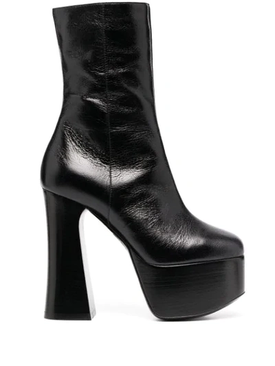 Philosophy Di Lorenzo Serafini Platform Ankle Boots In Black