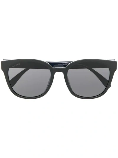 Gucci Round-frame Sunglasses In Black