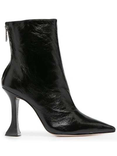 Schutz Sculpted Heel Ankle Boots In Black | ModeSens