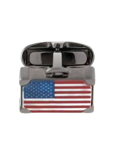 Paul Smith Usa Flag Cufflinks In Red