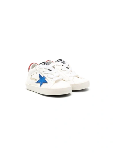 Golden Goose Baby's Star Nappa Upper Laminated Star Sneakers In White