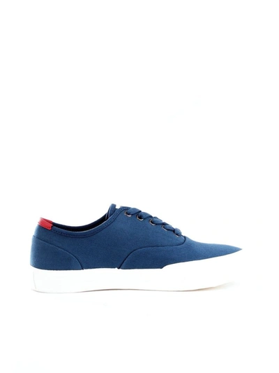 Tommy Hilfiger Men's Blue Fabric Sneakers