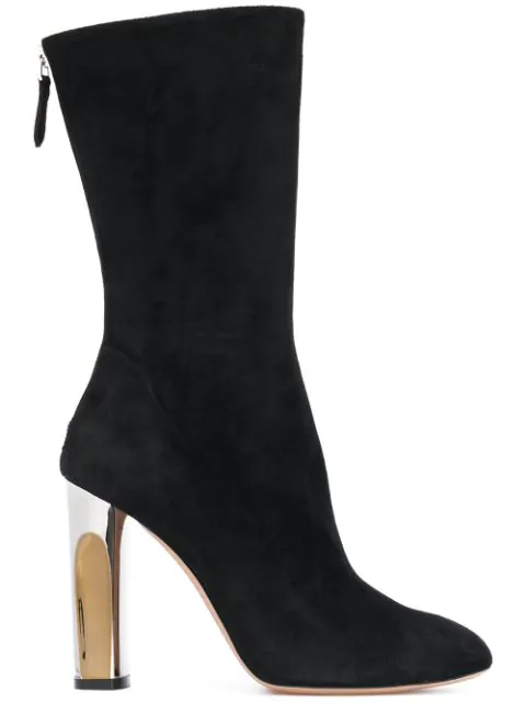 alexander mcqueen all black suede