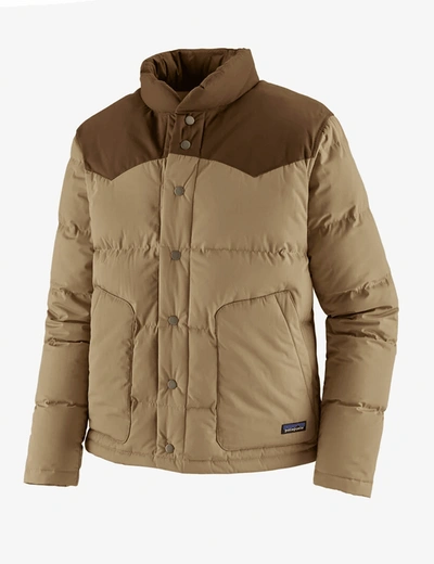 Patagonia Bivy Down Jacket In Beige