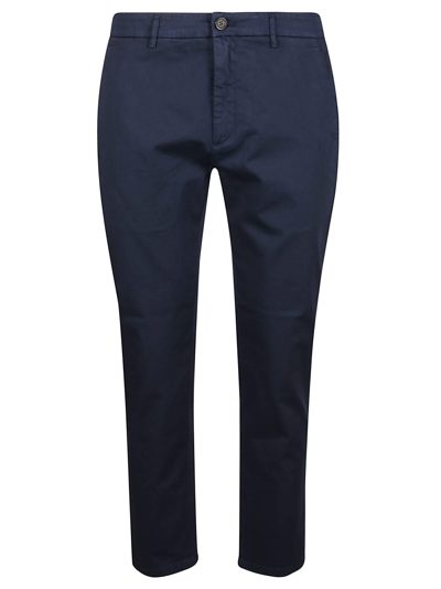 Department Five Prince Chinos Crop Trousers In Blue