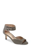 Pelle Moda Berlin Sandal In Smoke Glitter Fabric