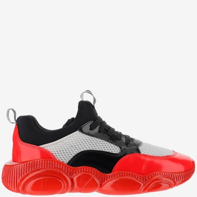 Moschino Sneakers In Rosso