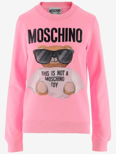 Moschino Sweaters In Rosa