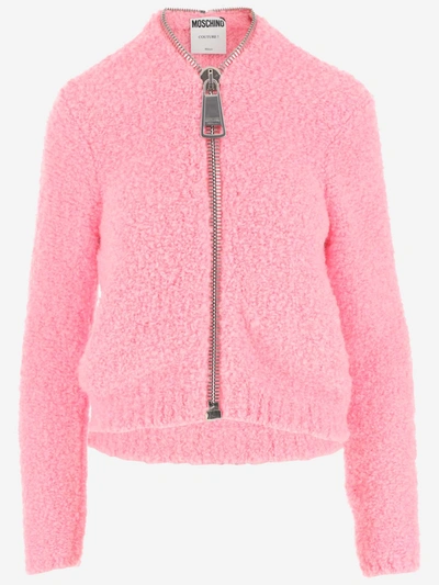 Moschino Sweaters In Rosa