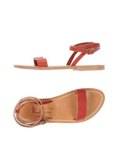 Kjacques Sandals In Red