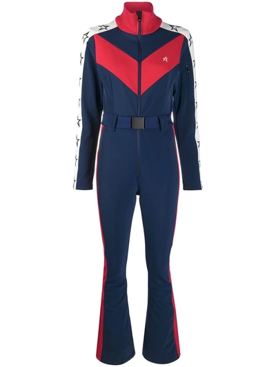 Perfect Moment Women's Ryder Colorblocked Snowsuit In Navy