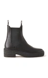 Loeffler Randall + Net Sustain Raquel Leather Chelsea Boots In Black
