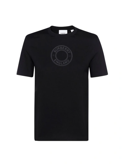 Burberry Logo Graphic T In Black