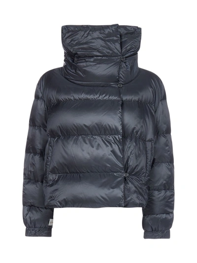 Max Mara The Cube Seiada Quilted Nylon Short Down Jacket In Blue