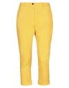 N°21 Cropped Pants In Yellow